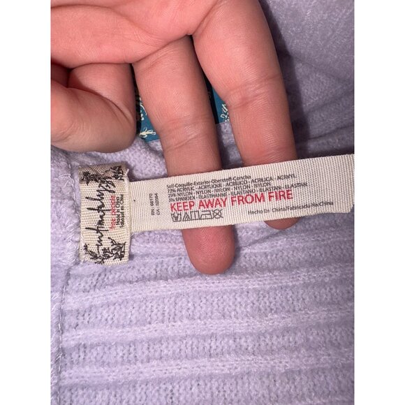 NEW Free People Intimately Around the Clock Lavender Knit High-Rise Joggers Pant - Picture 12 of 12